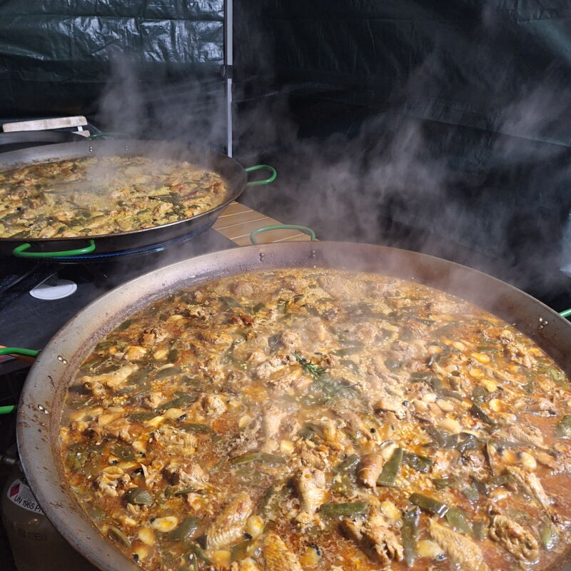 Vorbereitung Paella Valenciana ©lm