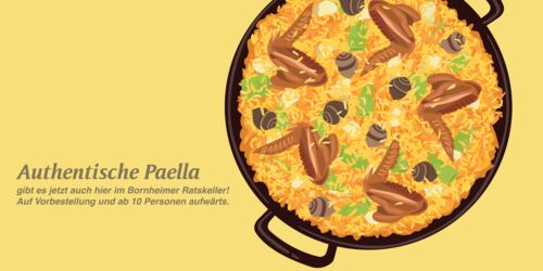 Authentische Paella im Bornheimer Ratskeller