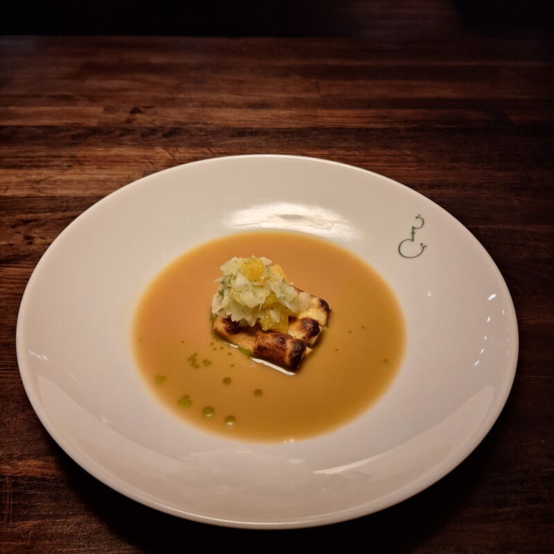 Fischsuppe mit Cannelloni ©lm