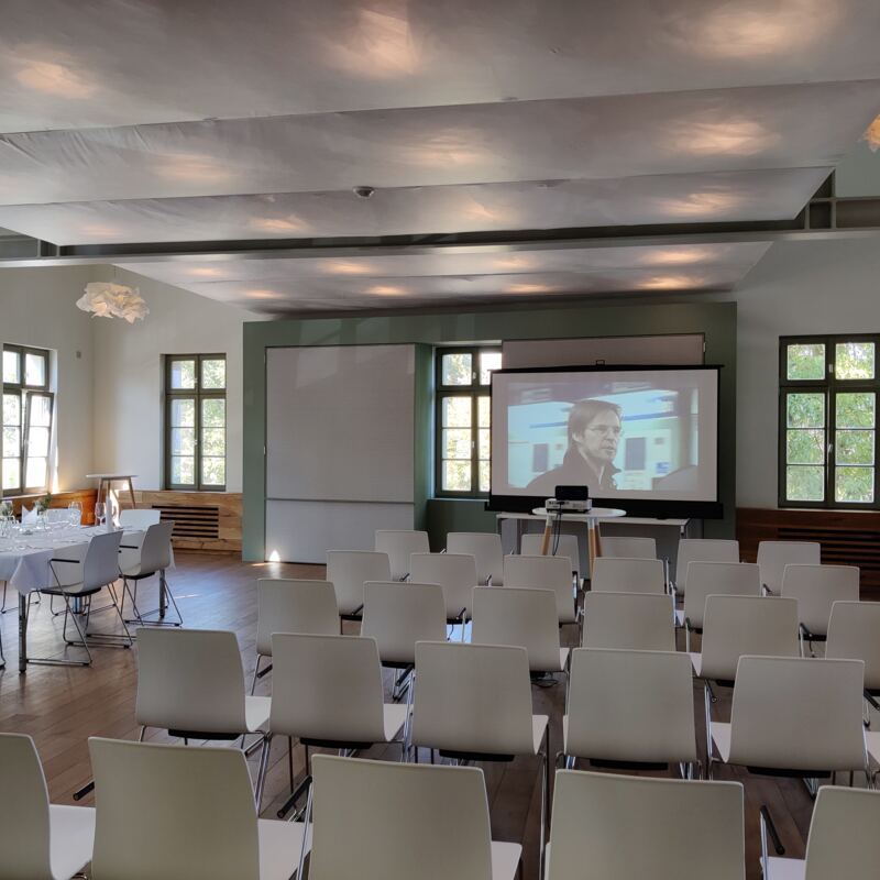 Trailershow im großen Festsaal (1. Obergeschoss)