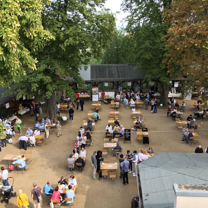 Blick auf unseren Sommergarten
