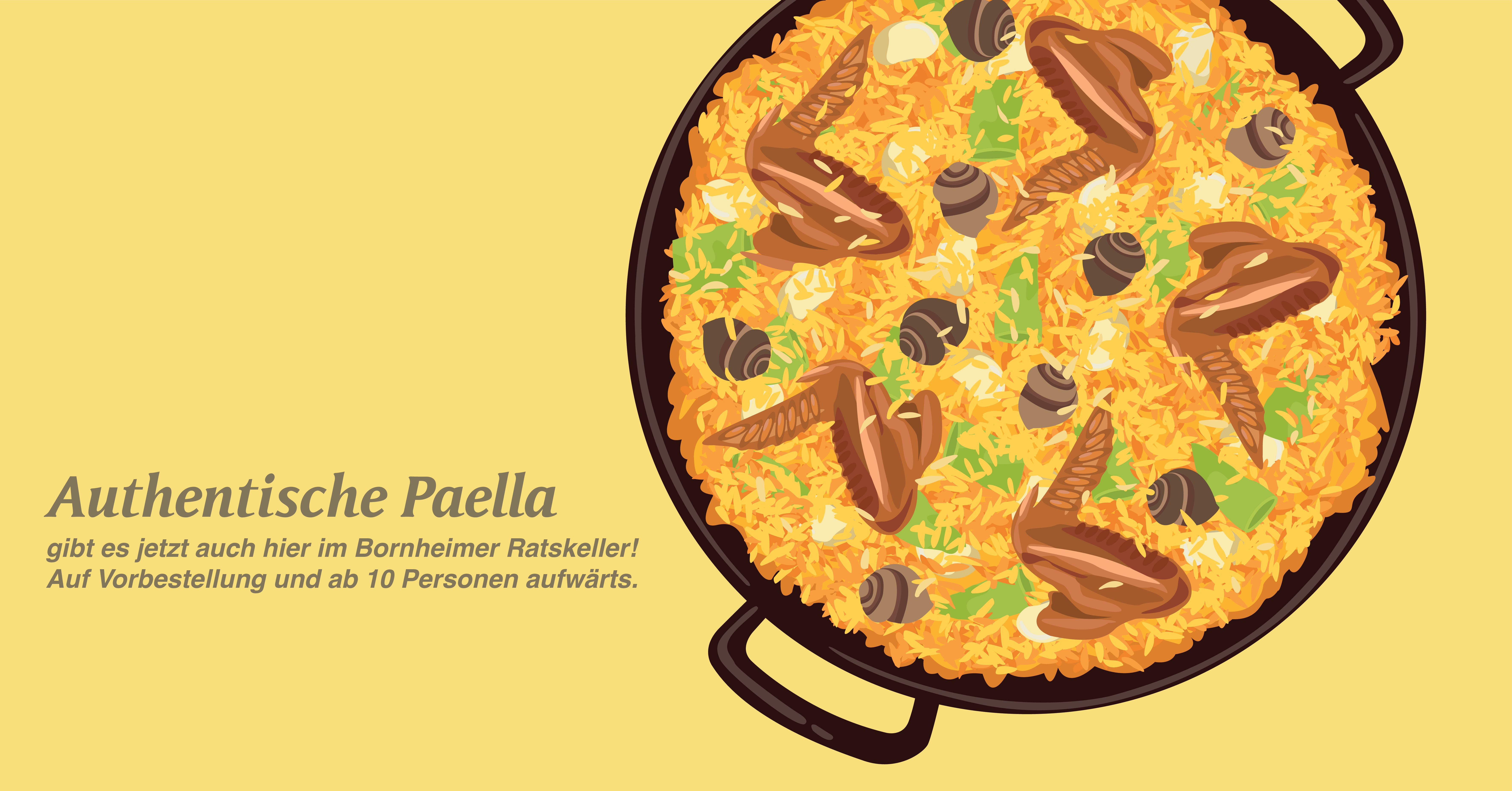 Authentische Paella im Bornheimer Ratskeller
